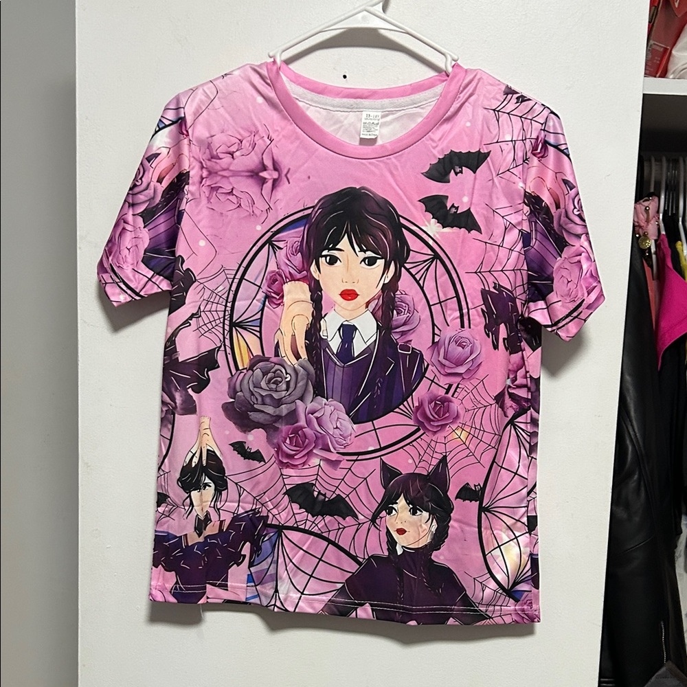 Pink Graphic Kids Short Sleeve Tee
